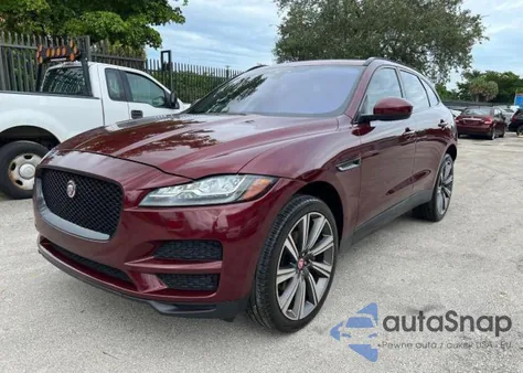 2017 Jaguar F-Pace Prestige z USA, uszkodzony, nr VIN SADCK2BV2HA077734
